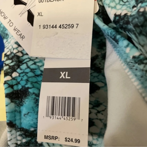 - MSRP $25 Sundazed Womens Riley Snake-Print Stappy Bikini Bottoms Size Xl - Picture 3 of 3